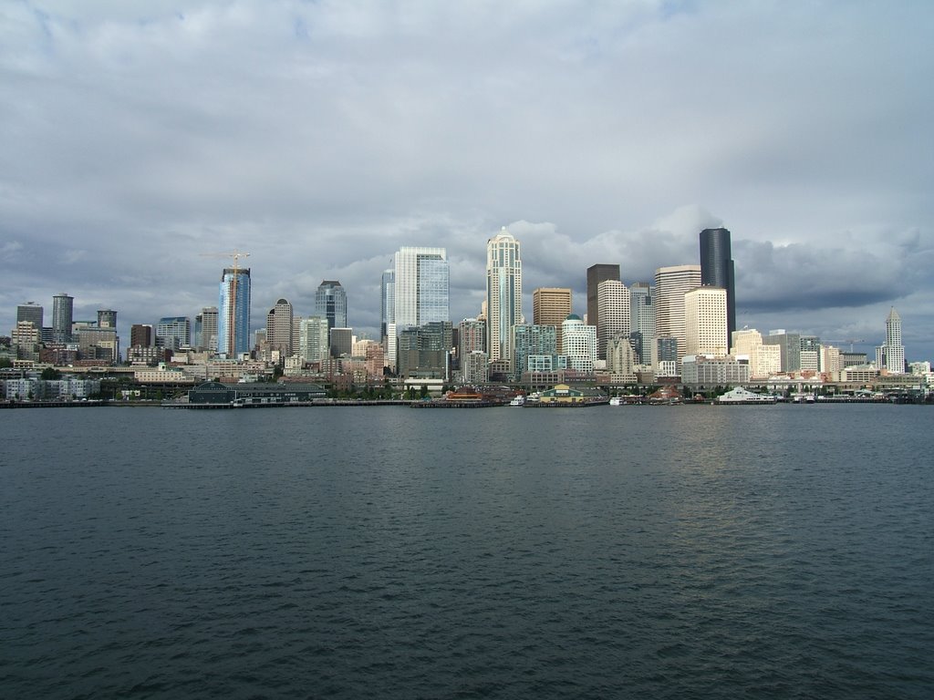 Downtown from Ferry by Joe Lambert