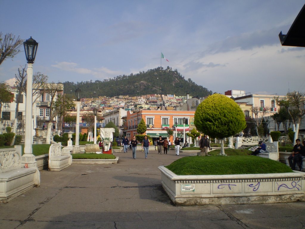 Bandera desde la plaza del Reloj by The-E-Vid