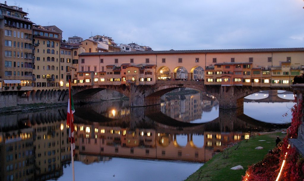 Ponte Vecchio rosa...© by leo1383 by leo1383