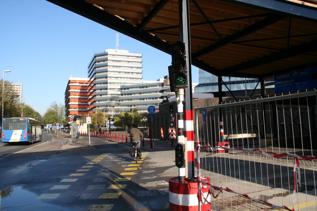 Green light for bikes on Croeselaan; Utrecht by Carl030nl