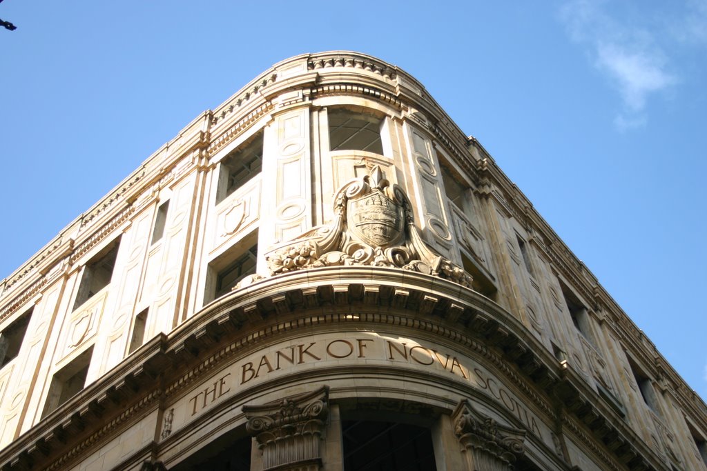 The Bank Of Novia Scotia, Habana Vieja, Ciudad de La Habana, Cuba by Hans Sterkendries