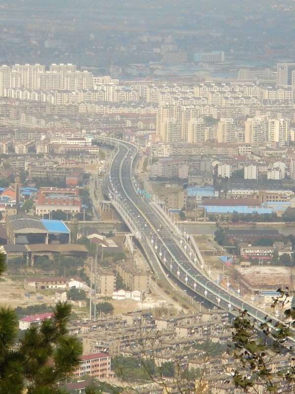 俯瞰内环西北线A View of Civic Inner Rim from the Peak by cheungchiu