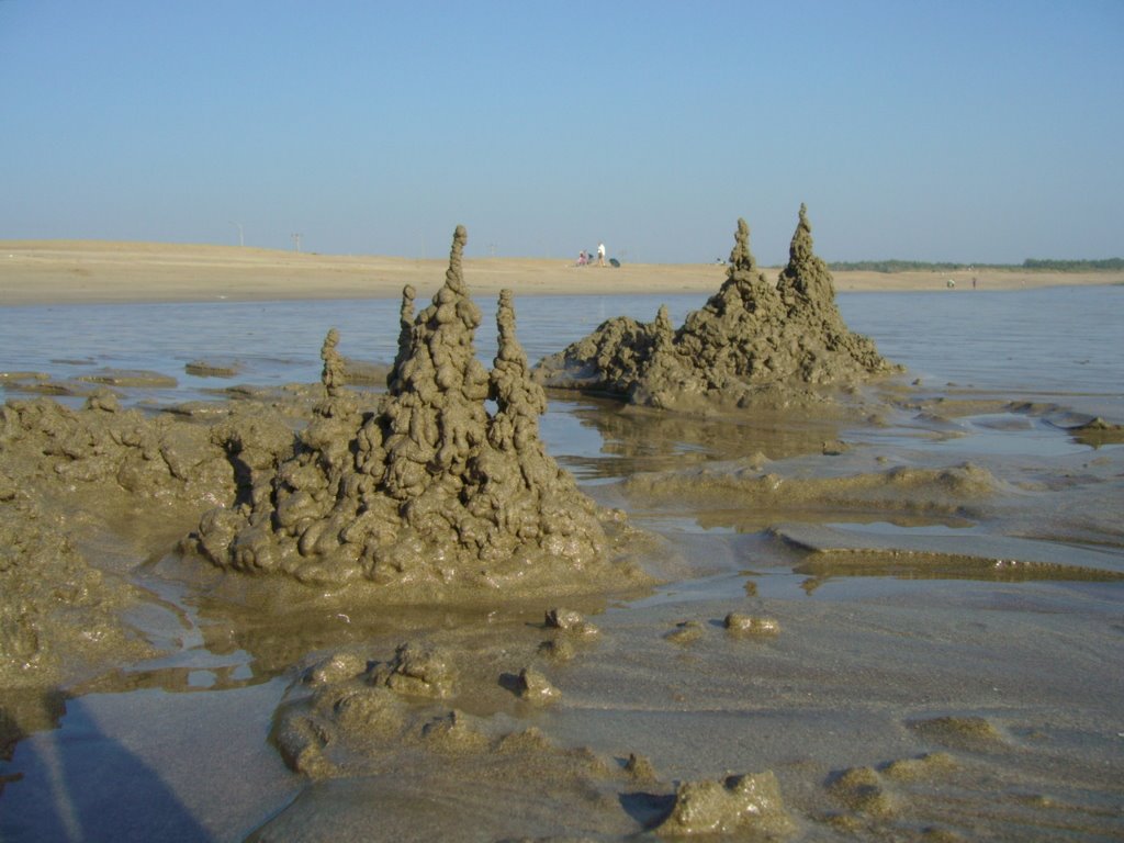 Castles of sand at Gomptimata Beach by atarax