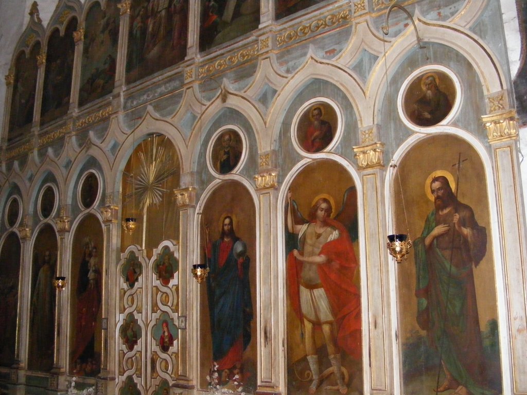 Frescoes, Ananuri Church, Georgia by gsella