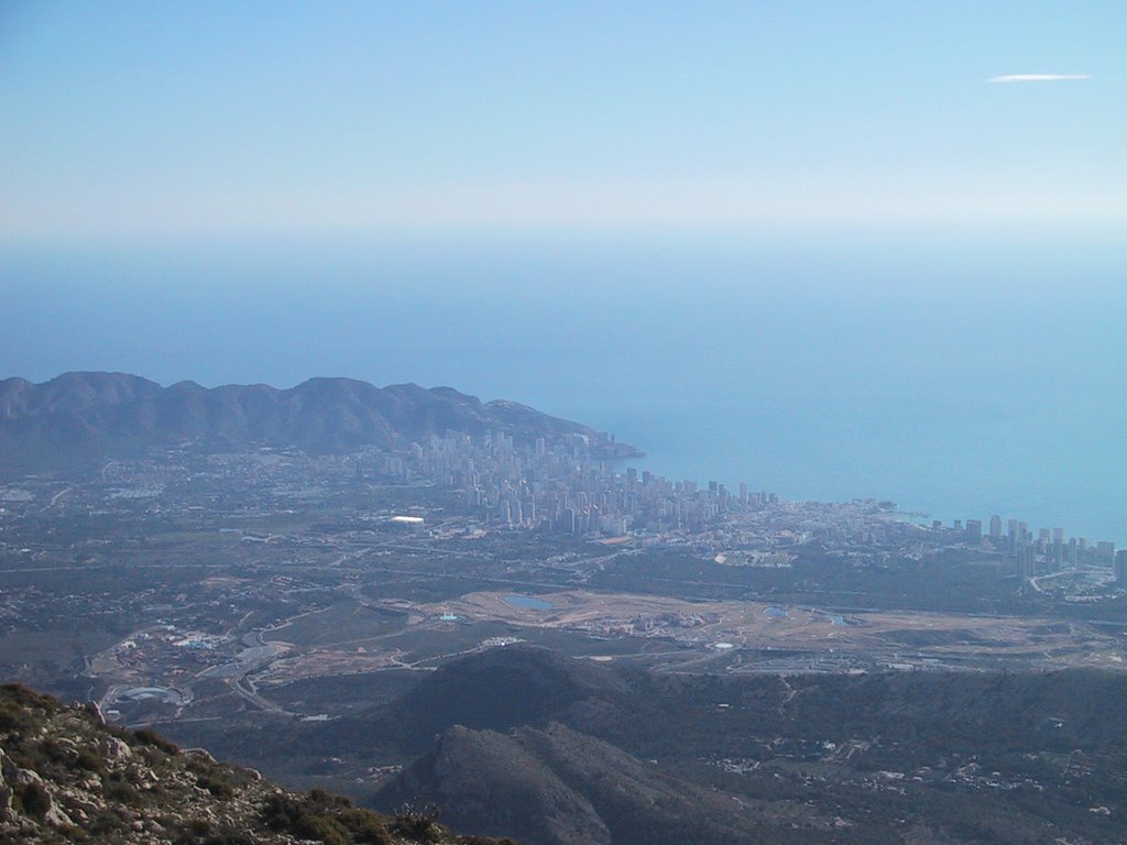 Benidorm des del Puig Campana by Jaume Aragonés