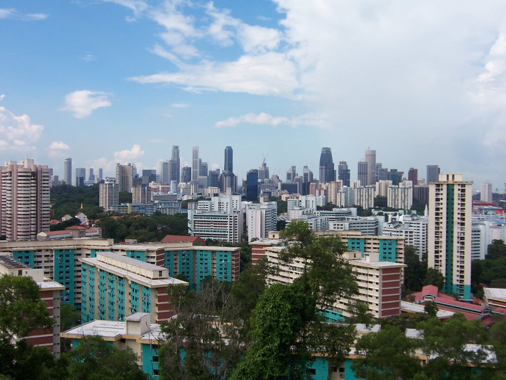 Looking North-East from Mount Faber by pab_online