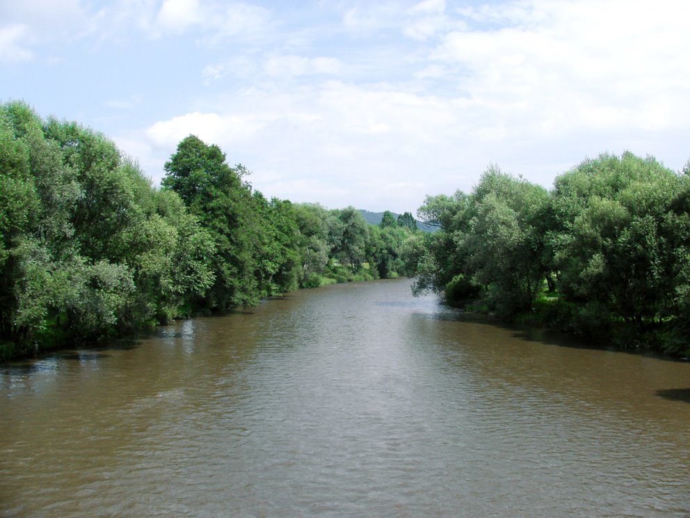 Hron river from the bridge in Salková by Vlado Filipko