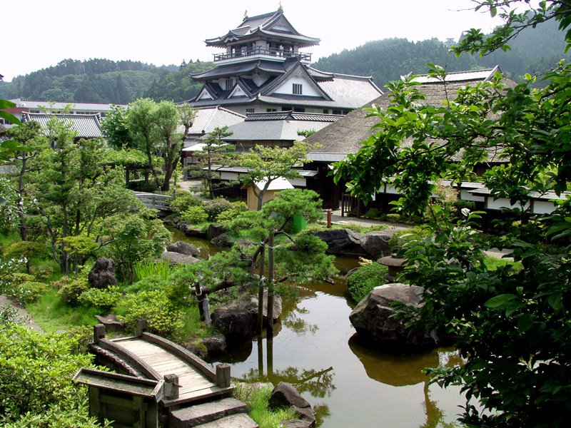 Kameda Castle in Amasagi Village(restoration) by masalla