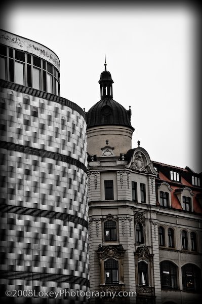 The "Blechbüchse" Building in Leipzig, Germany by LokeyPhoto