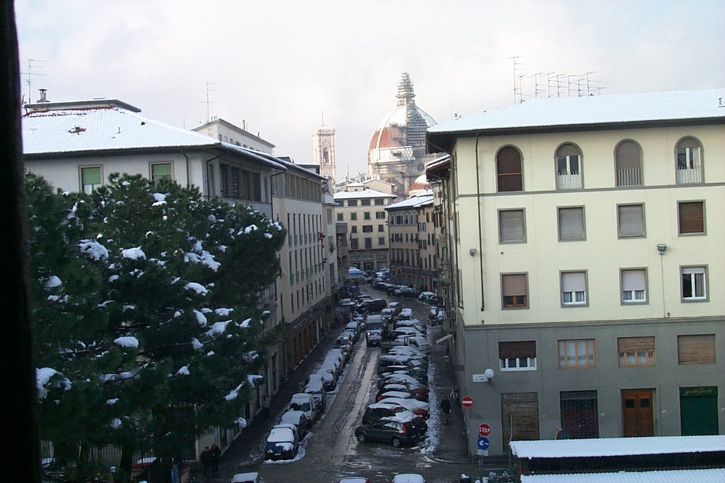 Nevicata Piazza dei Ciompi by mephy71