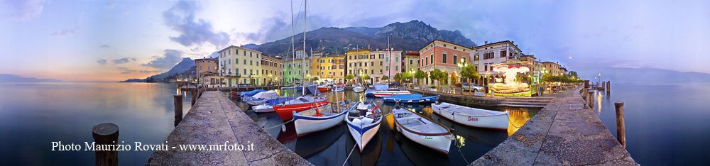 Gargnano, Italia, porto by Maurizio Rovati