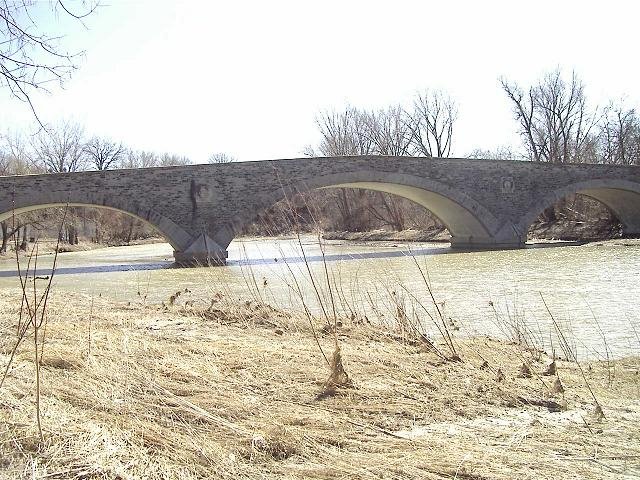 Old mill bridge by david vincent johnson