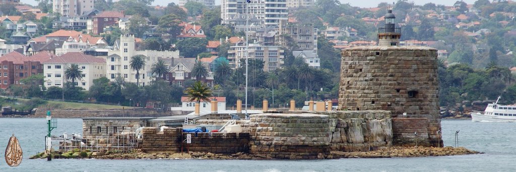 Fort Denison Sydney Harbour; Fort Denison is now a museum, tourist attraction, Sydney's only island cafe, and a popular location for wedding receptions and corporate events. The tourist facility contains an exhibition of the island's history from Aboriginal times. by kevin mcvay