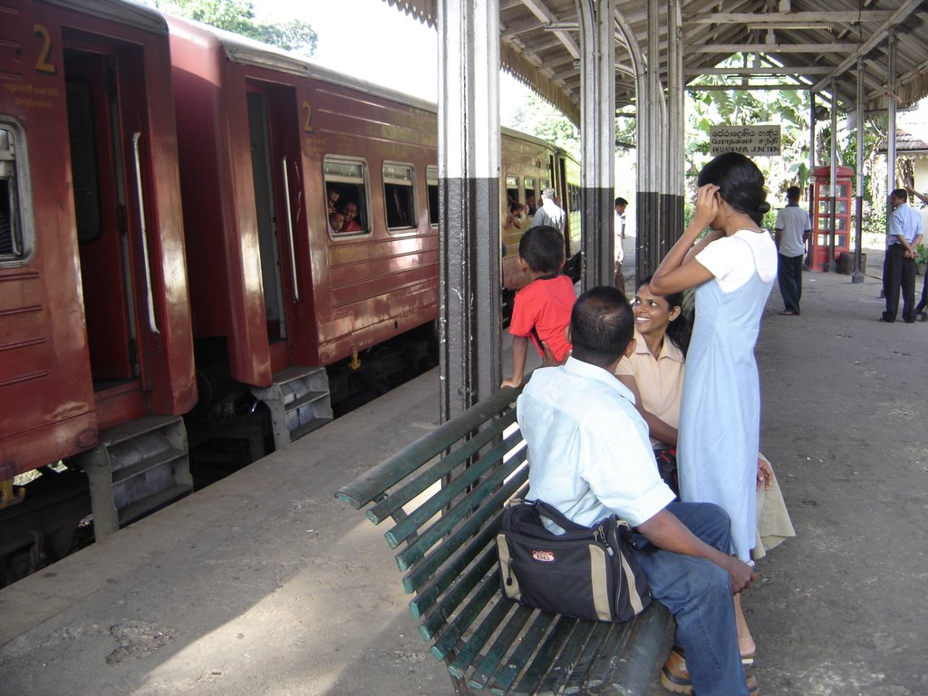 Railway Station Peradeniya by Ranjith Seneviratne