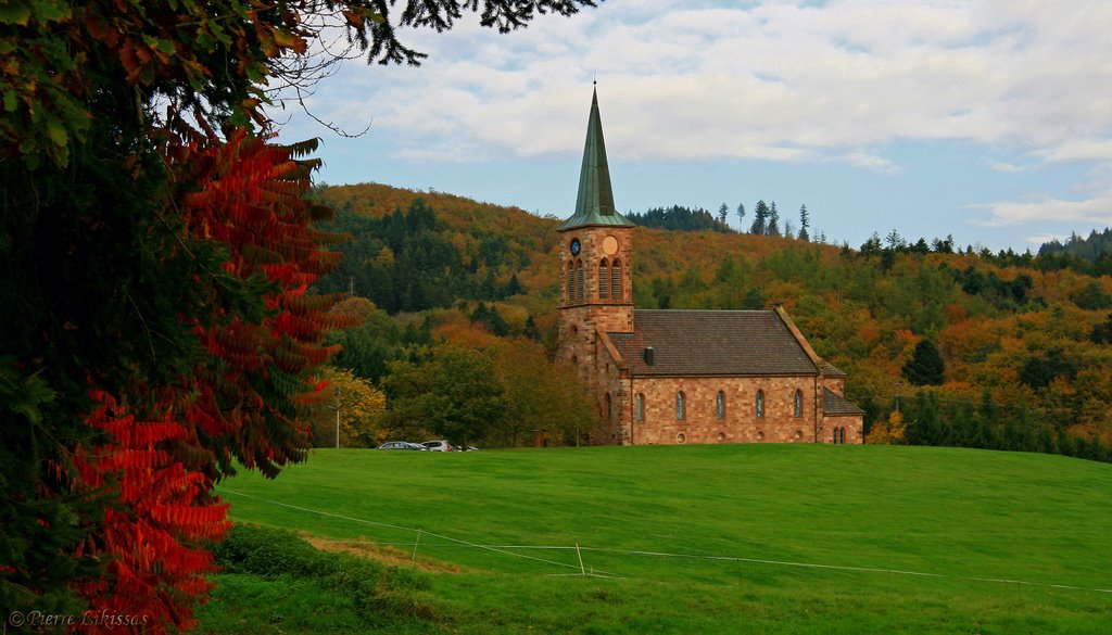 Ev.Kirche Weitenau-Schlächtenhaus und Endenburg by Pierre  Likissas