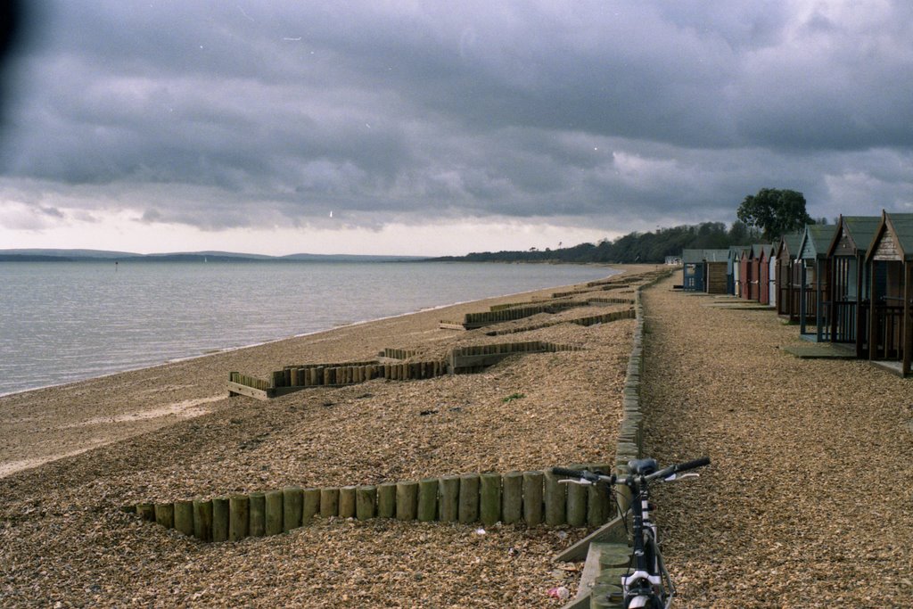 Beach at Calshot, Hampshire, UK. by marstafitta