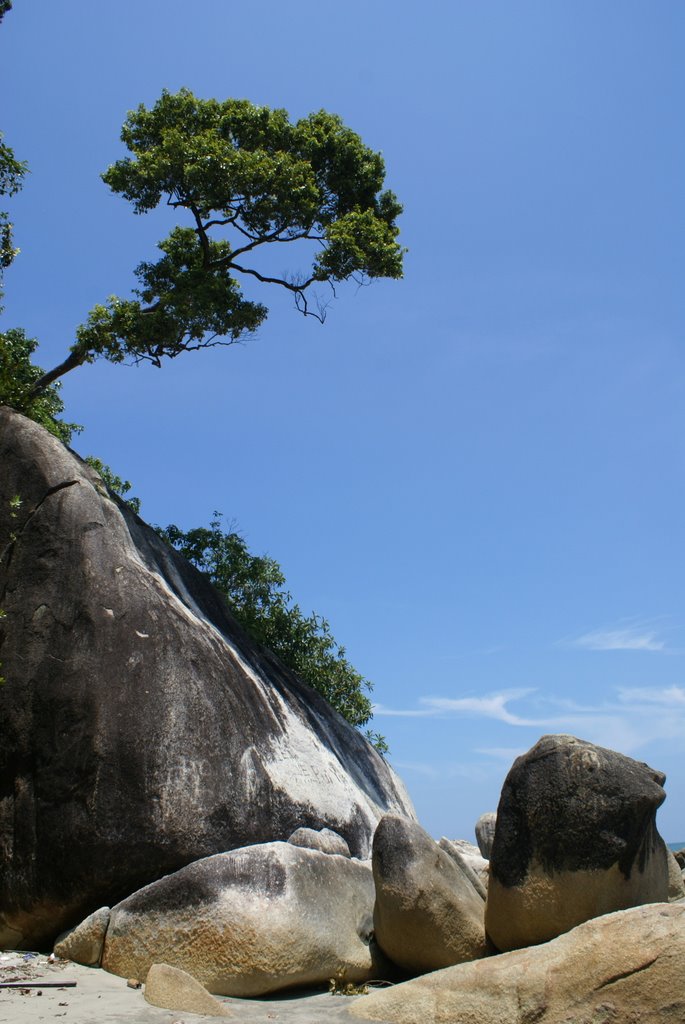 Seaside rocks , Kuantan by János Hajas