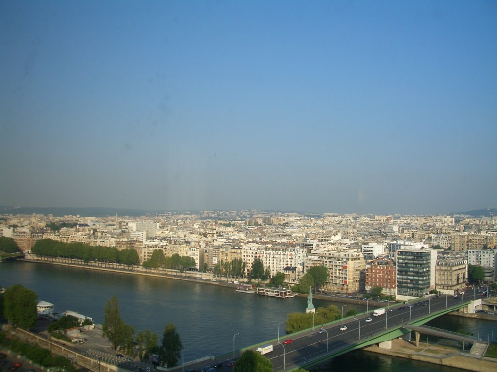 Paris from the hotel by Binnie