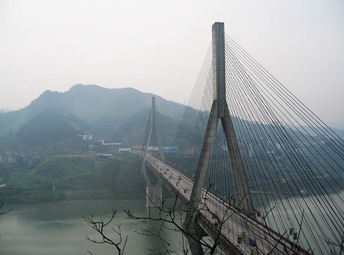 Fuling Yangtze Bridge, Chongqing by ckgbby