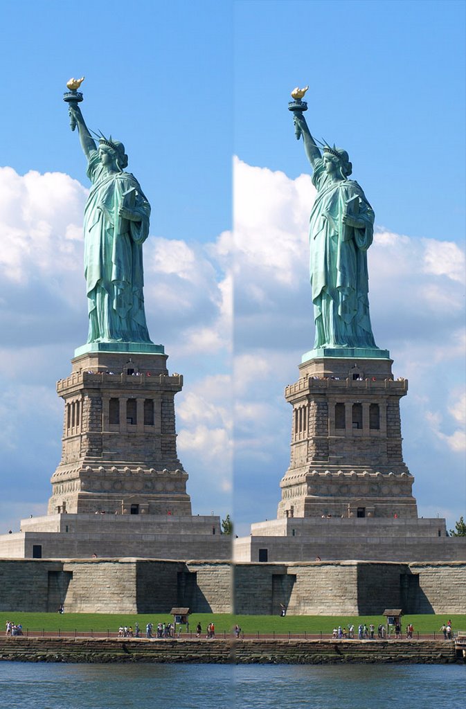 3D Statue of Liberty (side) by Seima I