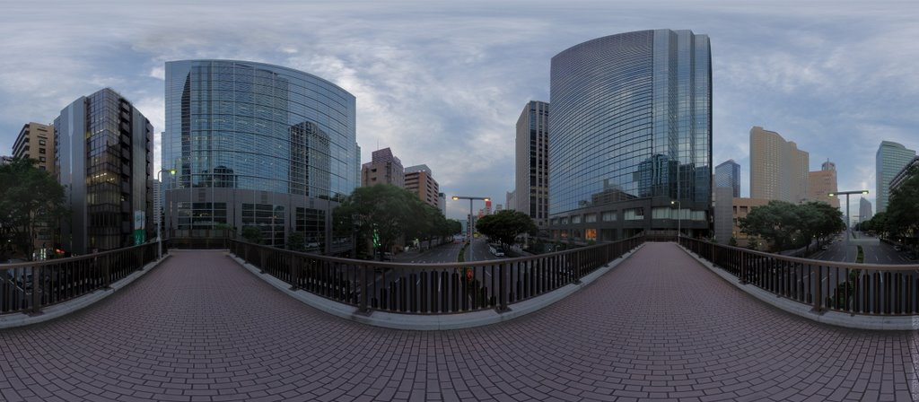 Shinjuku Oak tower / 新宿オークタワー 200807 [360˚ equirectangular] by S0G