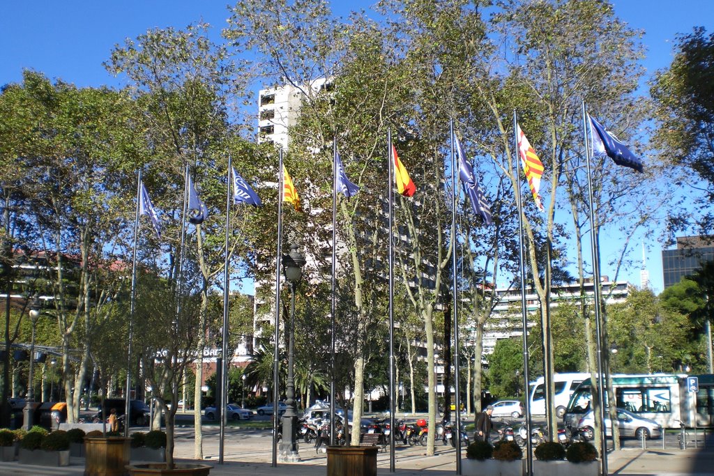 @ Barcelona Hilton, view from entrance by AGW