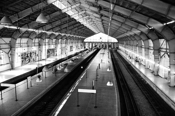 São Paulo, SP - Interior da estação Júlio Prestes - julho/2003 by Eduardo M. P. Dantas