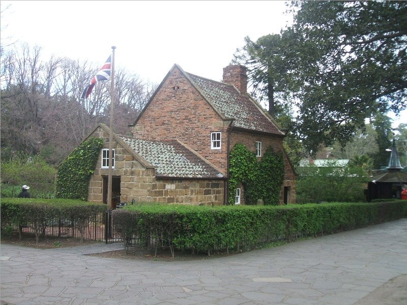 Located In Fitzroy Gardens Cook's Cottage Fly's The Union Jack by David Marsh