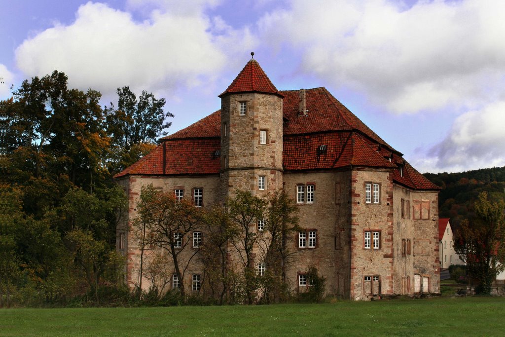 Das Wasserschloß in 37296 Ringgau Netra by Dorothea Krug