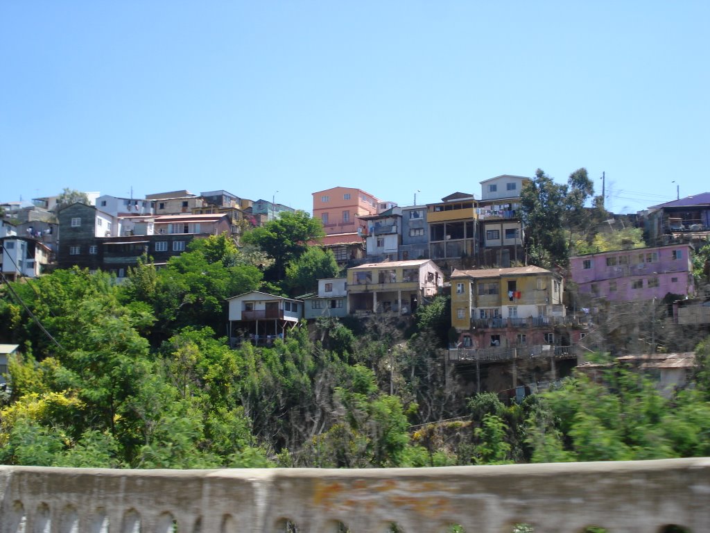 View on popular neighbourhoods from Camino Cintura by marc boncz