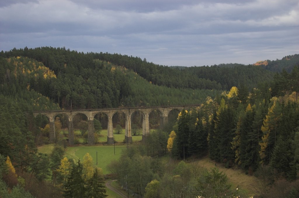 Řikoninský viadukt - pohled ze Sochorské skály by mirdaman