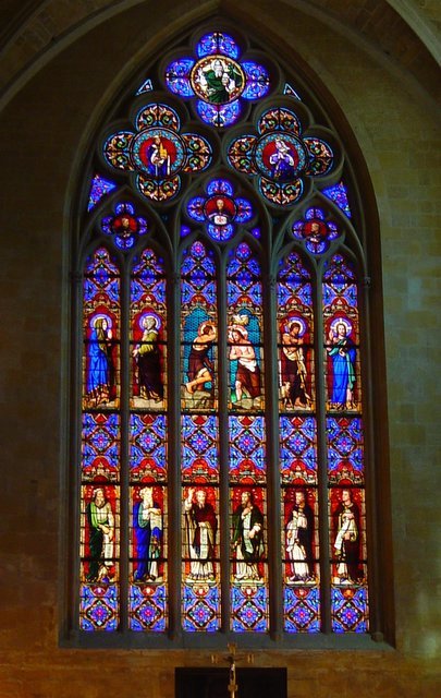 Aix en Provence, intérieur de l'Eglise St Jean de Malte by Nicole Thiemonge