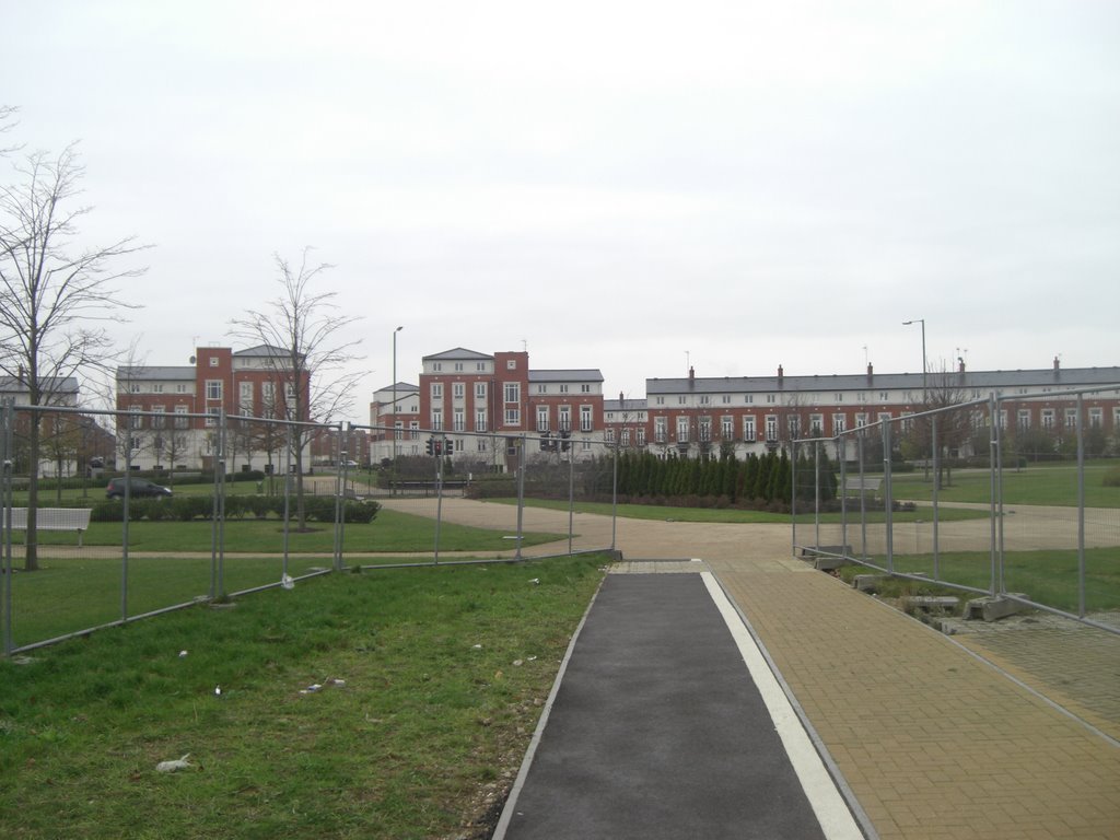 Houses along Mosquito Way. Hatfield by JoeBlaze1989