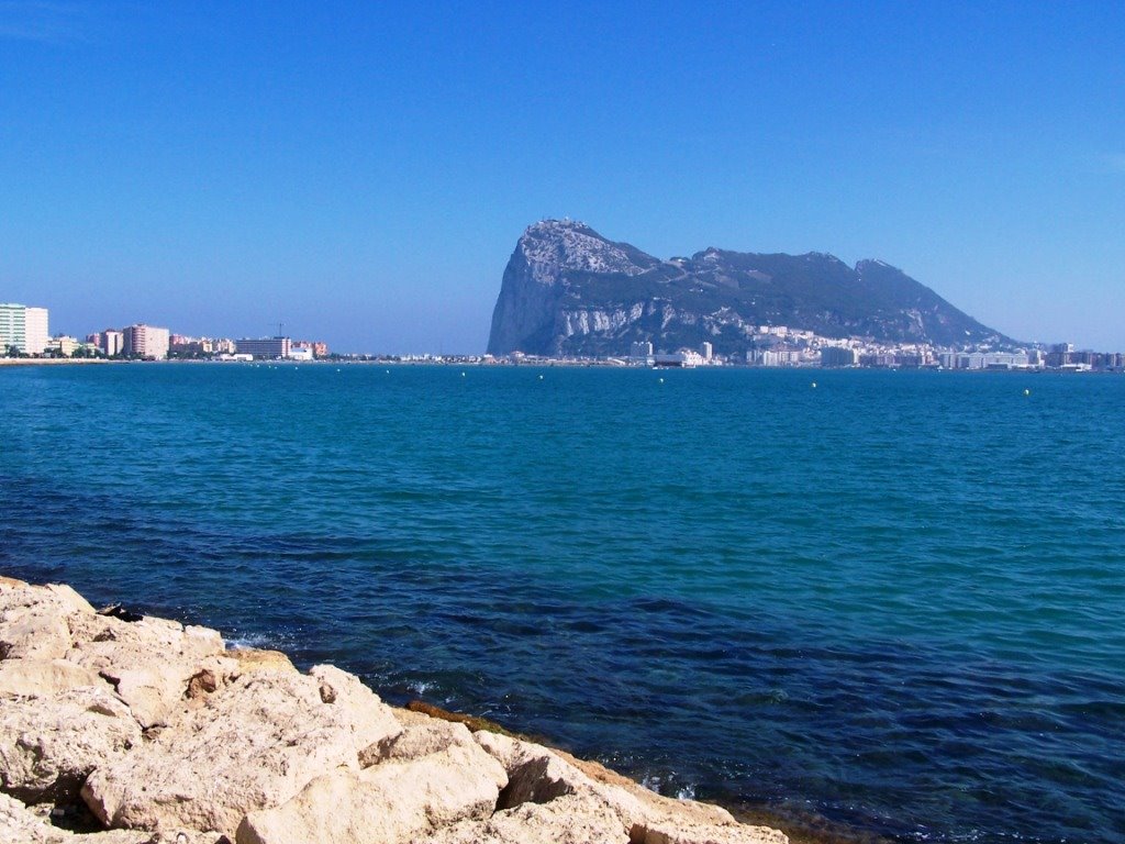 The Rock of Gibraltar from Spain by Eugenio Palisi