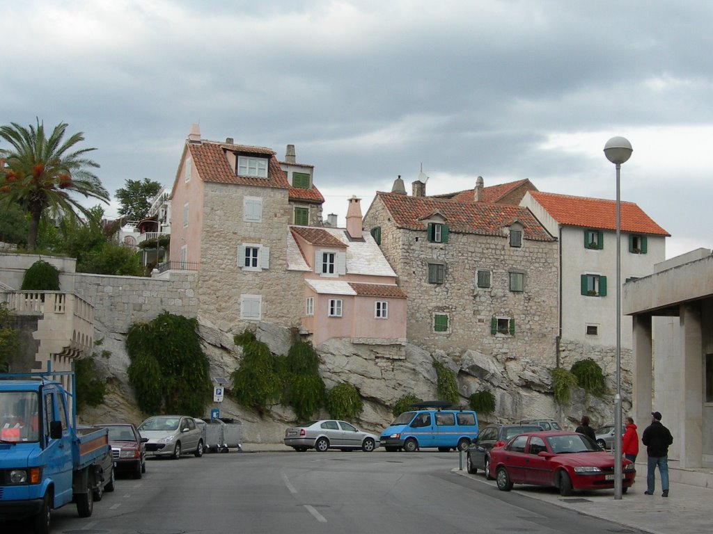 Split. The road from guest harbour to city by Bengt Wallin