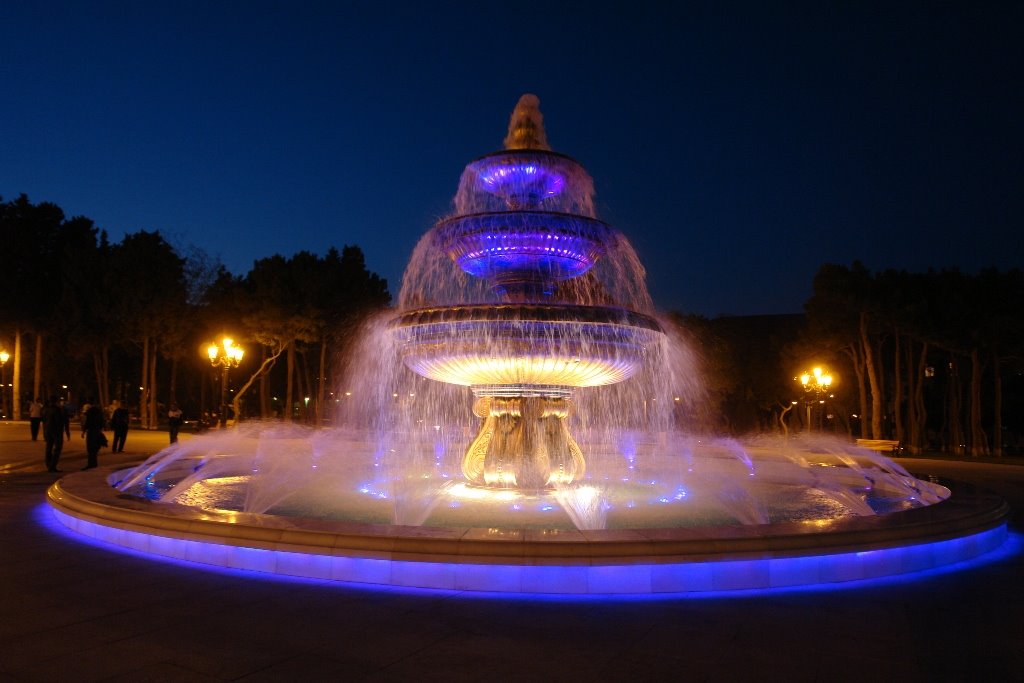 Color fountain in H.Javid park by Elnur Rahimov