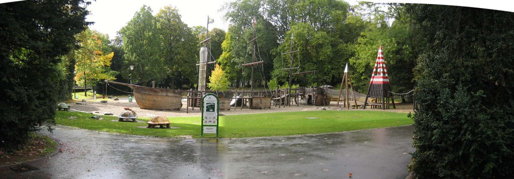 Luxembourg Pirate Ship Playground by zenfire