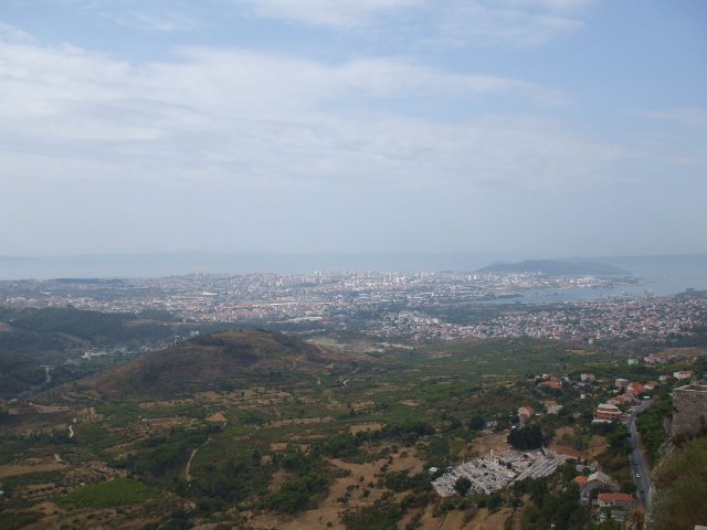 SPALATO DALLA FORTEZZA DI KLIS by UMBERTO E BARBARA