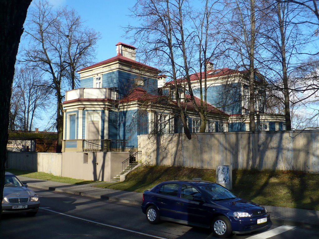 Wooden building, property of State Archive. November, 2008 by Ivars Indāns