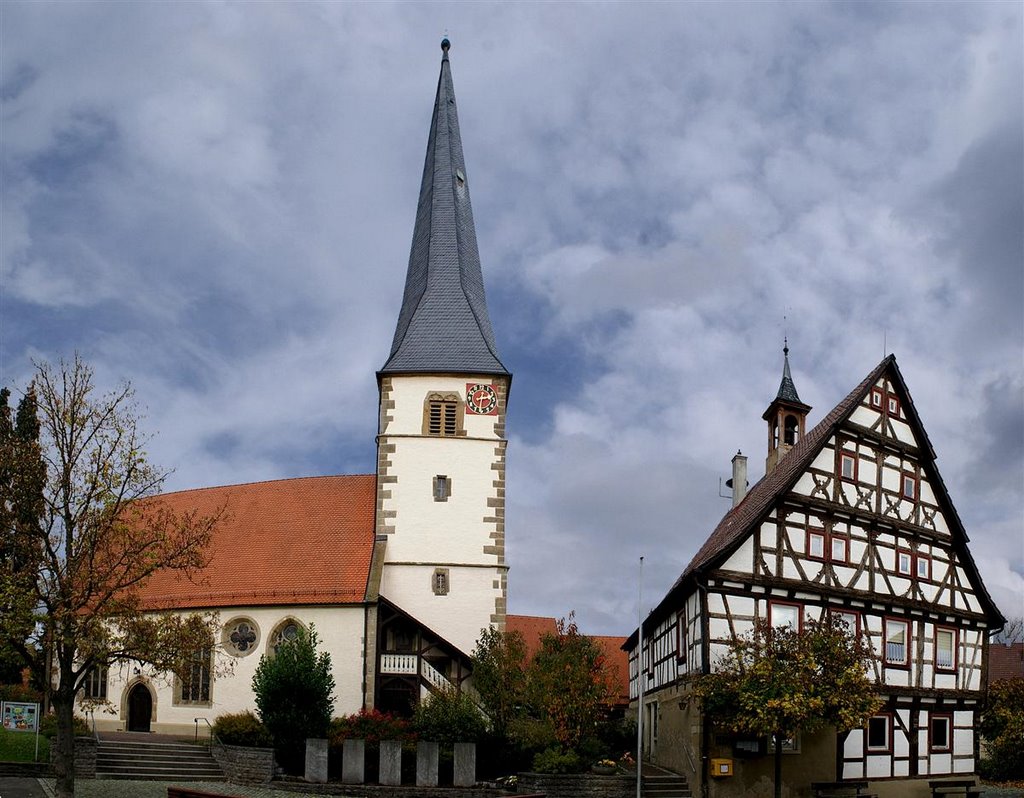 Ev. Kirche Mühlhausen by Augenstein