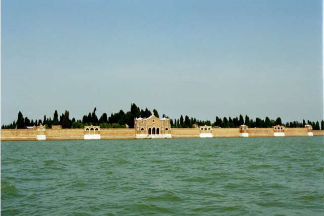 Venice cemetery. Venice. Italy. by Augusto Perera