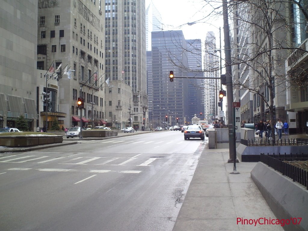 Michigan ave. Chicago il by Allan Delos Reyes