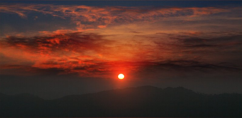 Sunrise from Observatory hill, Darjeeling by Mohammad M Rahman