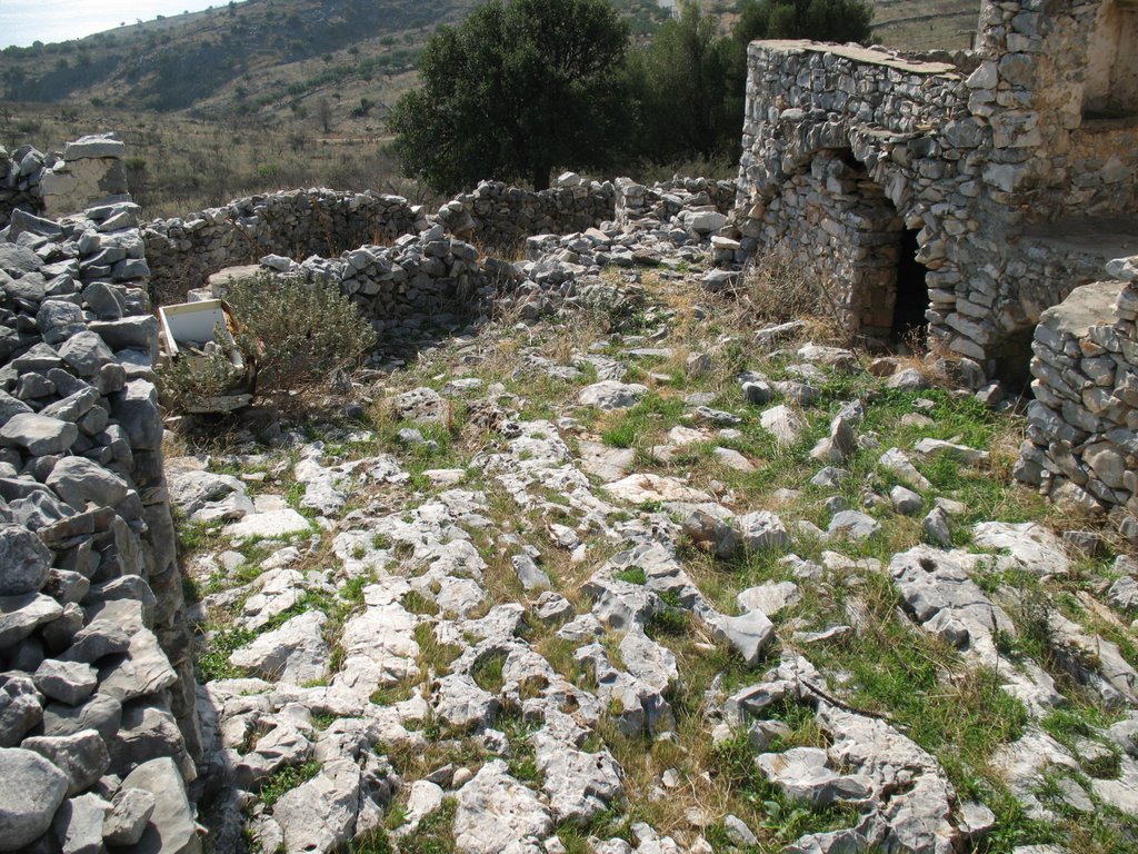 Remains of an abandoned hamlet by macrolepis