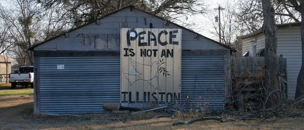 Crawford Texas Peace House by marcia howell