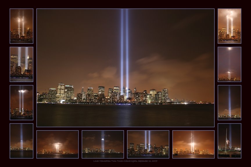 Tribute in Light to the WTC, NYC by Mark Loper