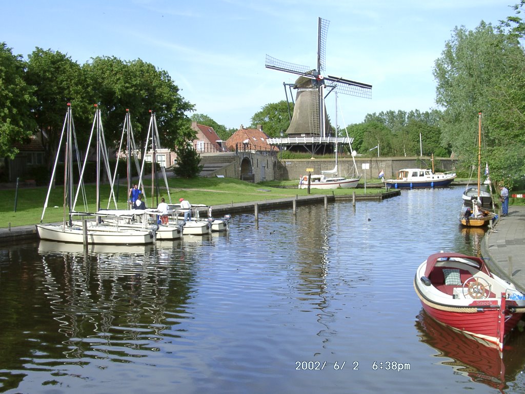 Alter Jachthaven in Sloten/Friesland/Nederland by Frank Freitag