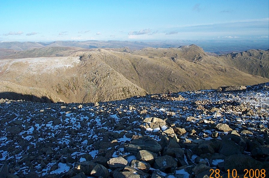 View eastwards from Scafell Pike by Anthony Belfrage