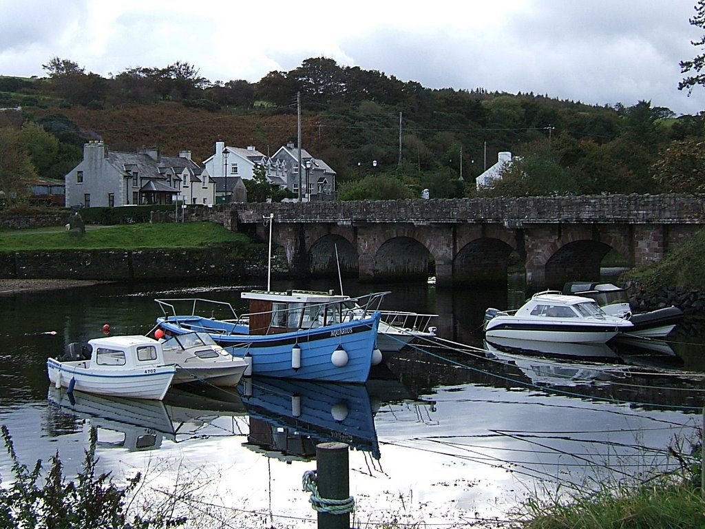 Cushendun harbour by John Naylor