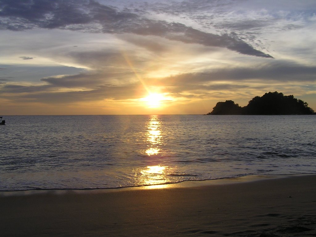 Sunset on Pangkor Island by ogwen